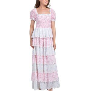 AMY JANE LONDON Bobbie Tiered Maxi Dress
